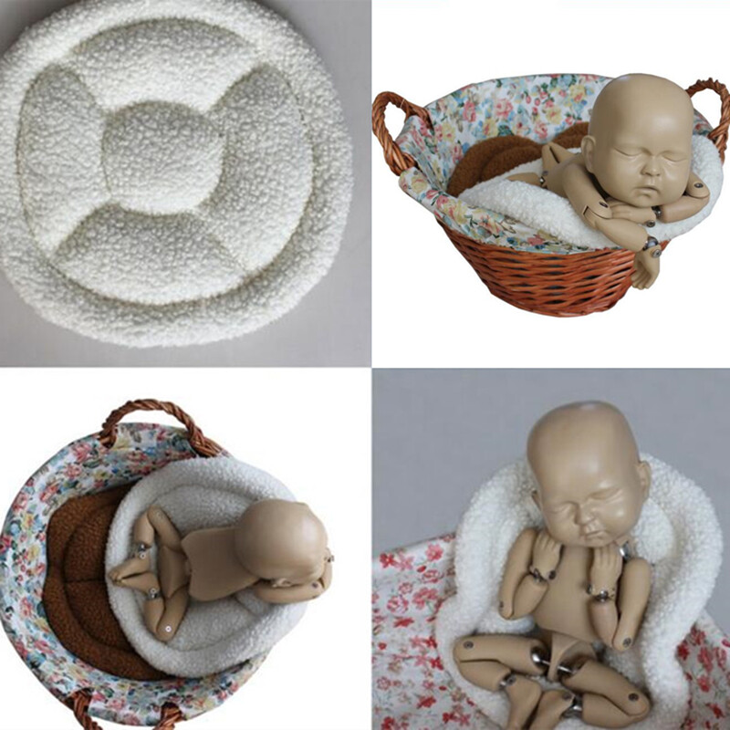 newborn posing basket